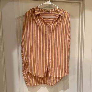 Madewell Multicolor Striped Blouse